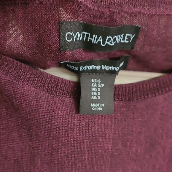 Cynthia Rowley Merino Wool Sweater - Picture 2 of 5